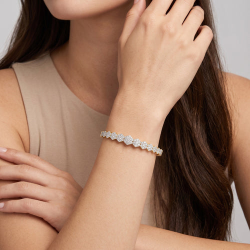 LG Diamond Bracelet on model
