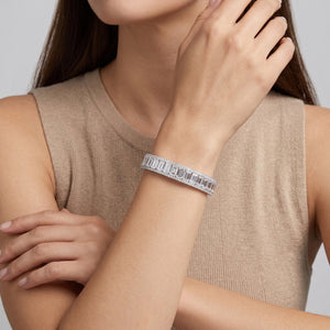 Baguette LG Diamond Bracelet on model