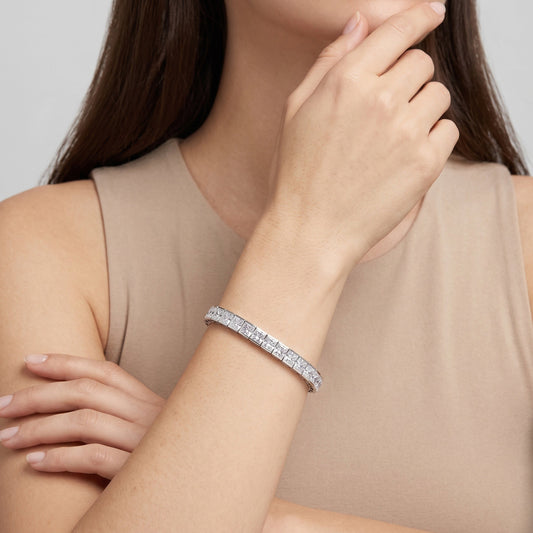 LG Diamond Bracelet on model