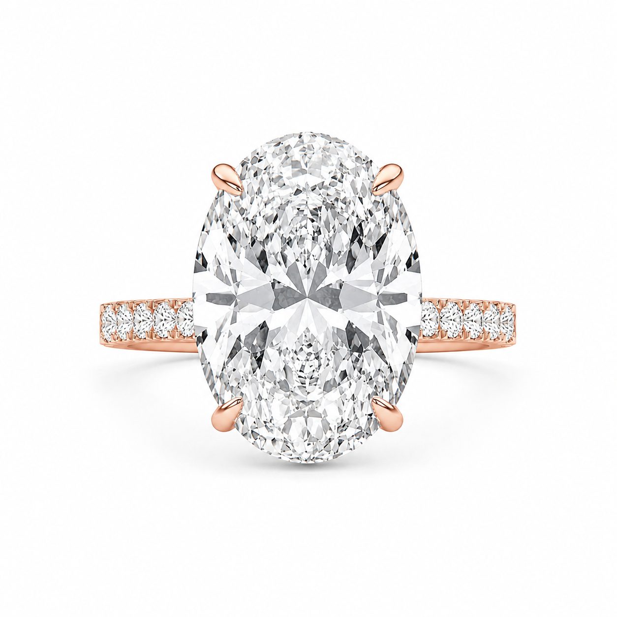 Oval LG Diamond Ring