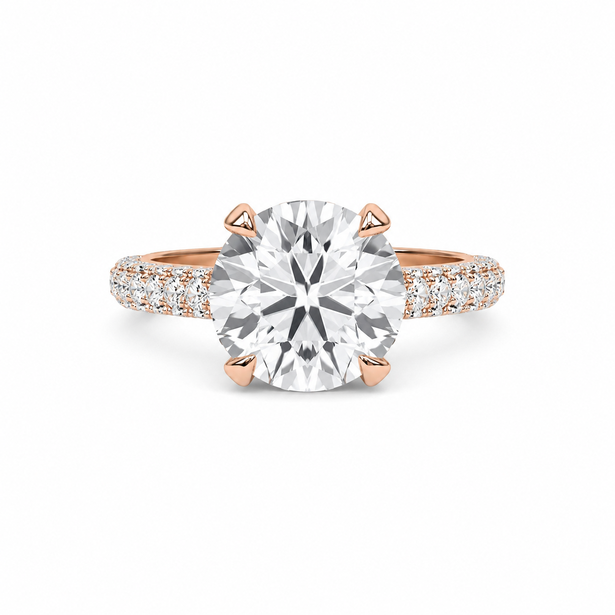 Round LG Diamond Ring