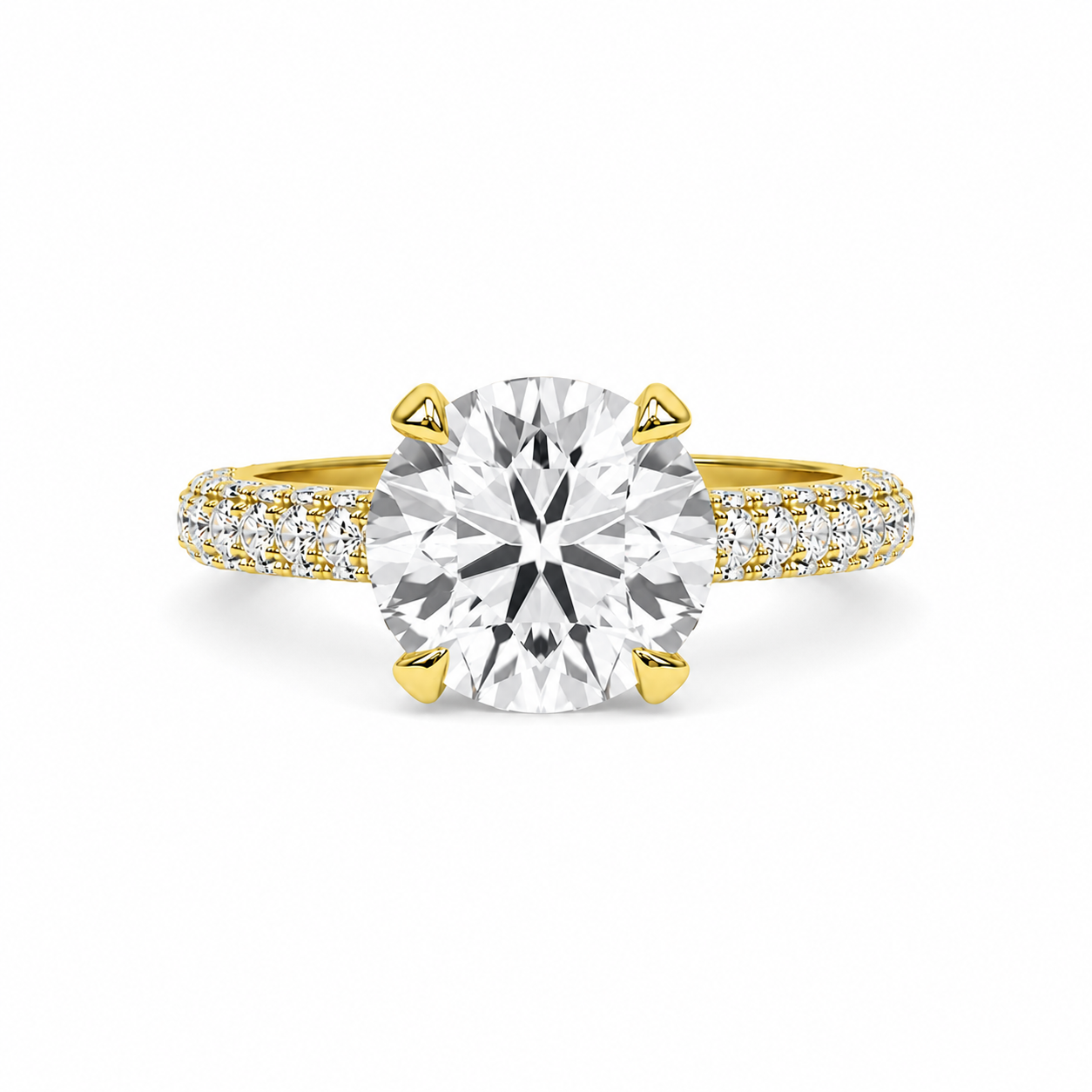 Round LG Diamond Ring