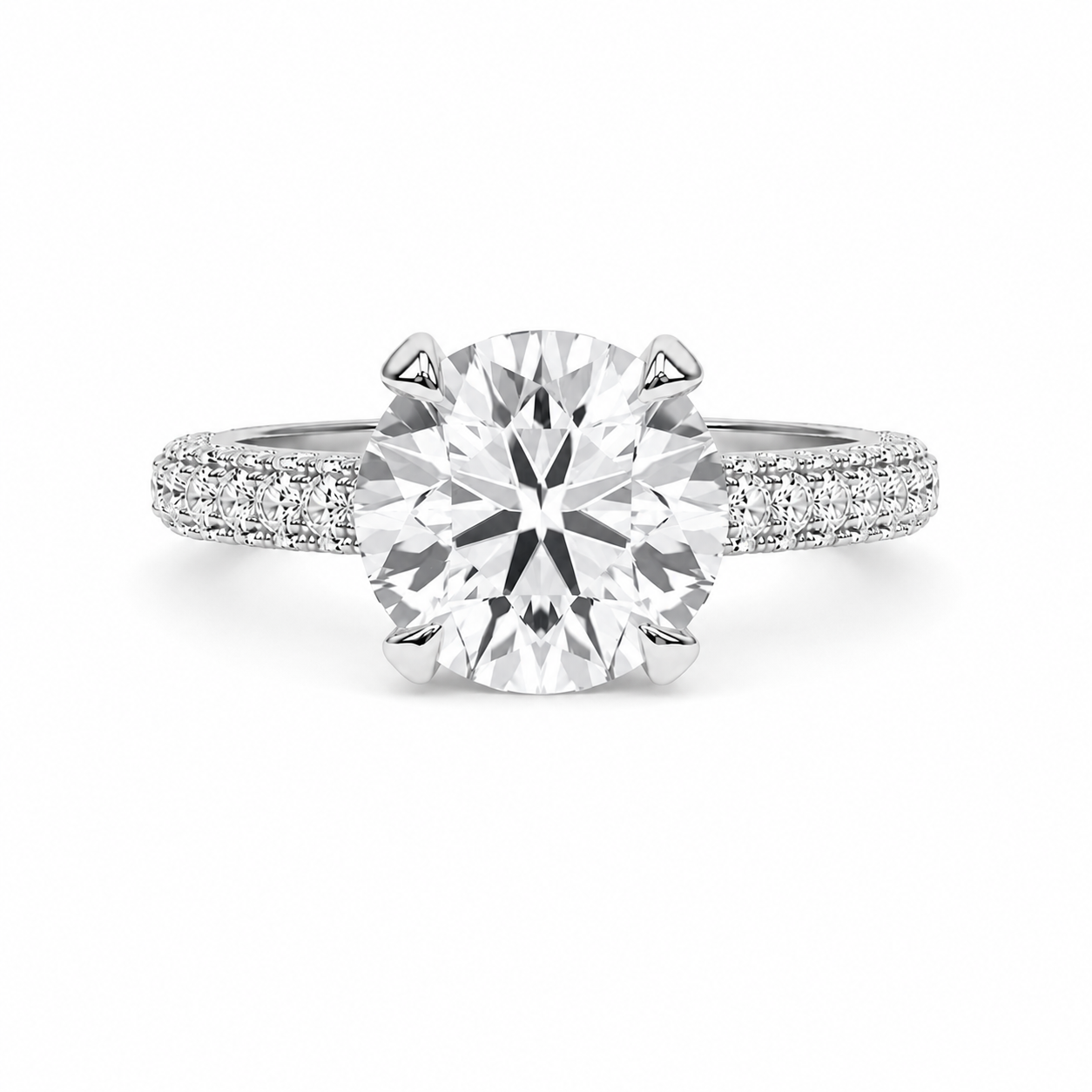 Round LG Diamond Ring