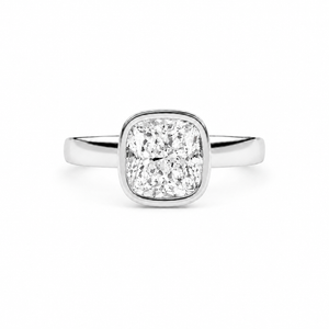 Elongated Cushion LG Diamond Ring