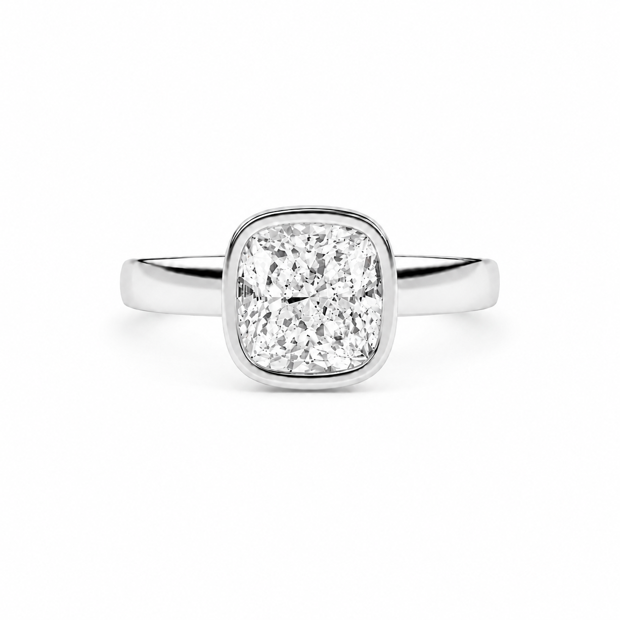 Elongated Cushion LG Diamond Ring