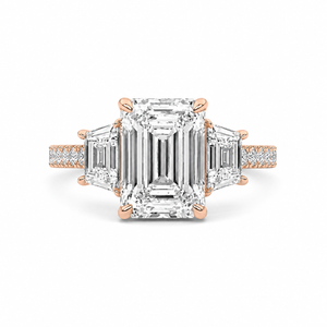 Emerald LG Diamond Ring