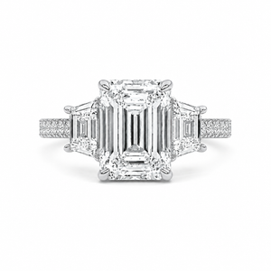 Emerald LG Diamond Ring