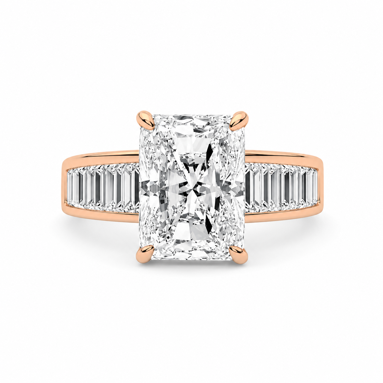 Radiant LG Diamond Ring
