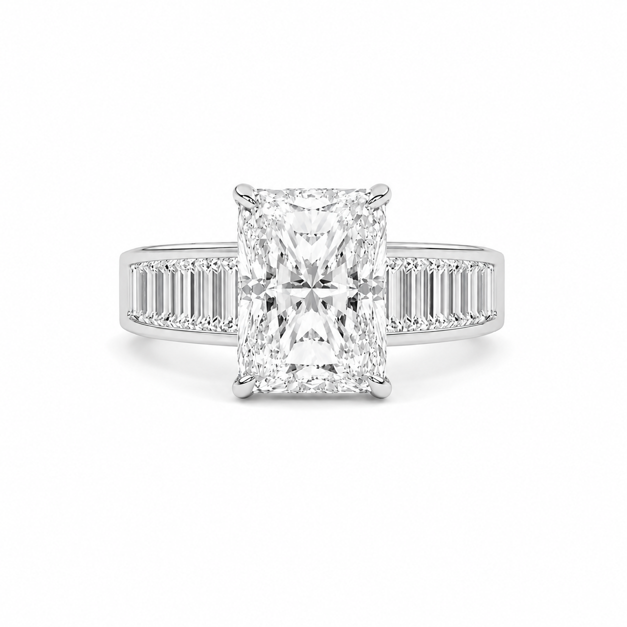 Radiant LG Diamond Ring