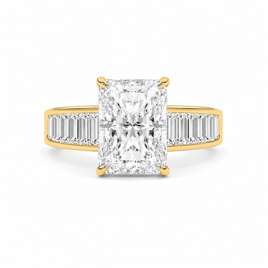 Radiant LG Diamond Ring