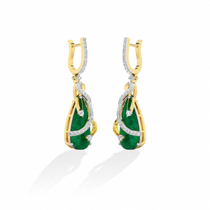 Round LG Diamond Earrings