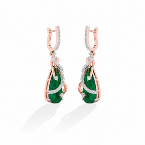 Round LG Diamond Earrings