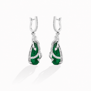 Round LG Diamond Earrings