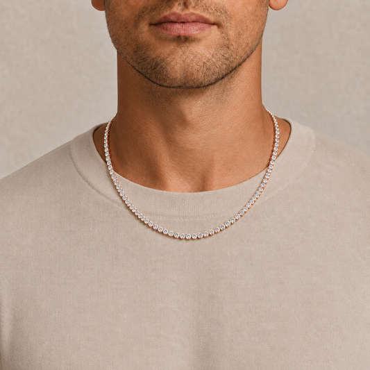 Round LG Diamond Necklace