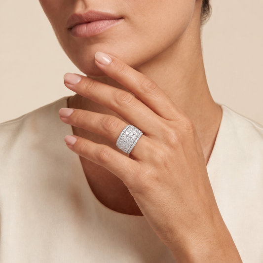 Bague diamant taille brillant
