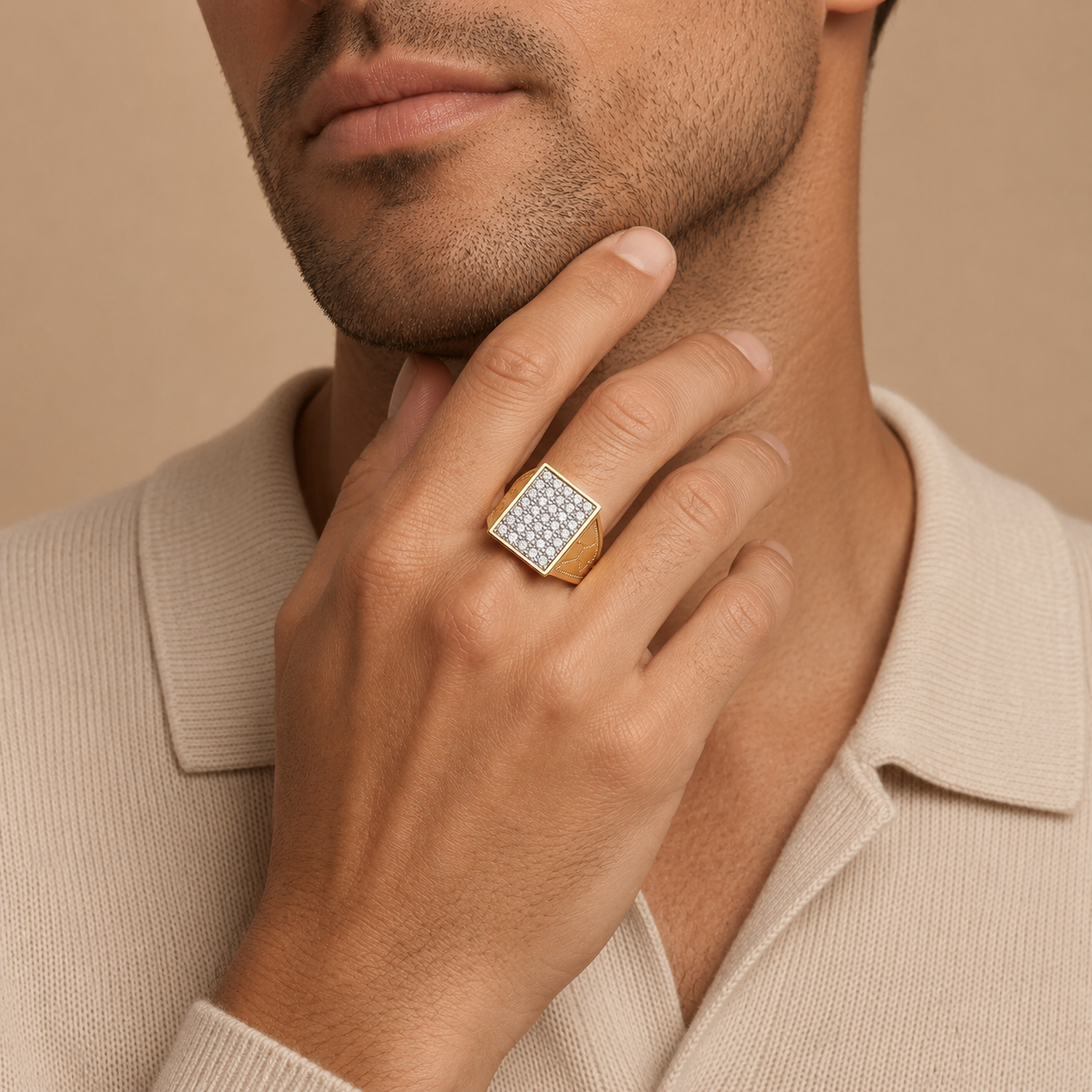 Bague en diamant ronde LG