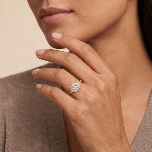 Round LG Diamond Ring