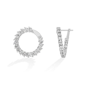 Boucles d’oreilles en diamant LG marquise en or jaune - BH Diamond Center Anvers