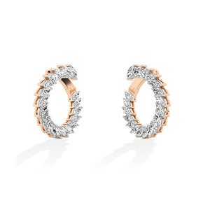 Boucles d’oreilles en diamant LG marquise en or jaune - BH Diamond Center Anvers