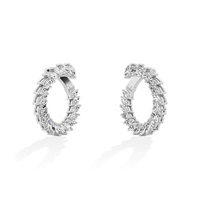 Boucles d’oreilles en diamant LG marquise en or jaune - BH Diamond Center Anvers