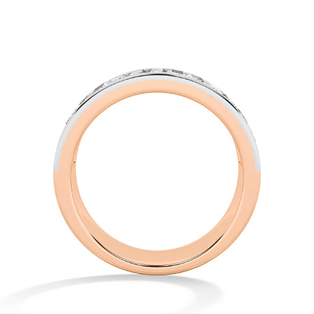 Bague en diamant LG baguette en or blanc - BH Diamond Center Anvers