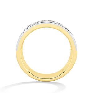 Bague en diamant LG baguette en or blanc - BH Diamond Center Anvers