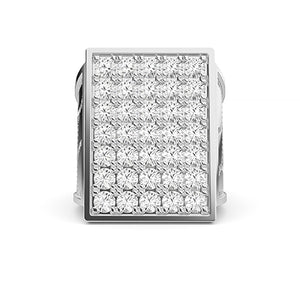 Bague en diamant LG ronde en or rose - BH Diamond Center Anvers