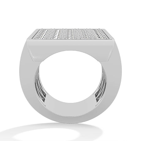 Bague en diamant LG ronde en or jaune - BH Diamond Center Anvers