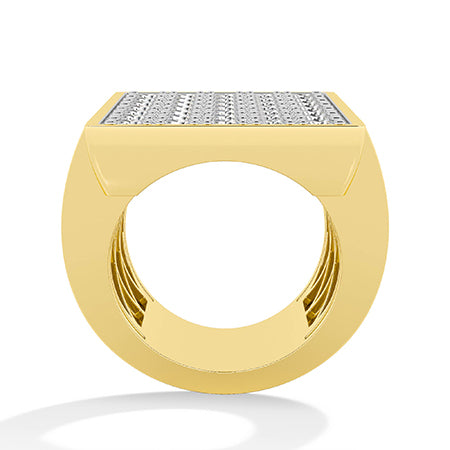 Bague en diamant LG ronde en or rose - BH Diamond Center Anvers