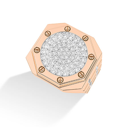 Baguette LG Diamond Ring in Yellow Gold - BH Diamond Center Antwerp