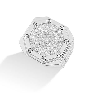 Baguette LG Diamond Ring in Yellow Gold - BH Diamond Center Antwerp