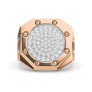 Baguette LG Diamond Ring in Yellow Gold - BH Diamond Center Antwerp