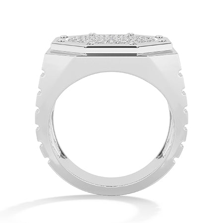 Baguette LG Diamond Ring in Yellow Gold - BH Diamond Center Antwerp