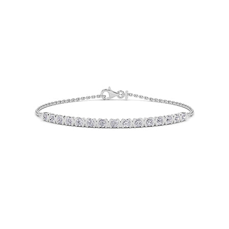 Bracelet en diamant LG rond en or jaune - BH Diamond Center Anvers