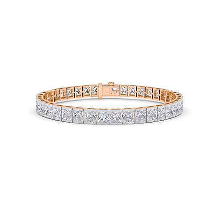 Bracelet en diamant LG en or blanc - BH Diamond Center Anvers