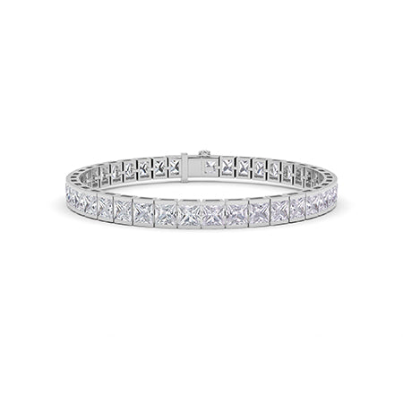 LG diamanten armband in Witgoud - BH Diamond Center Antwerpen