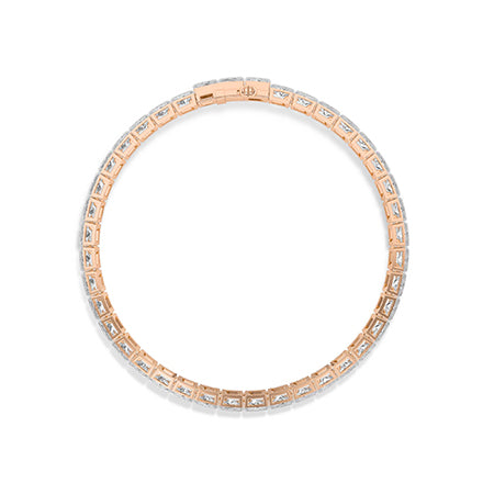 Bracelet en diamant LG en or blanc - BH Diamond Center Anvers
