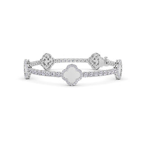 Bracelet en diamant LG rond en or rose - BH Diamond Center Anvers