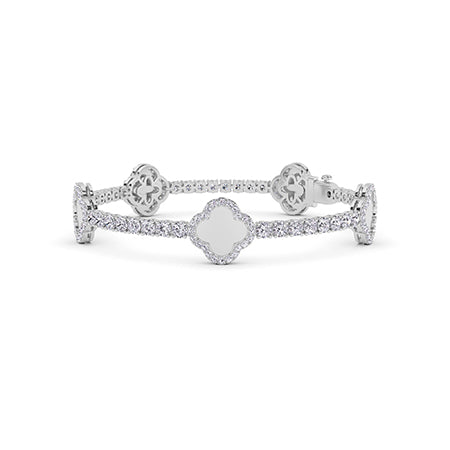 Bracelet en diamant LG rond en or rose - BH Diamond Center Anvers