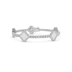 Bracelet en diamant LG rond en or rose - BH Diamond Center Anvers