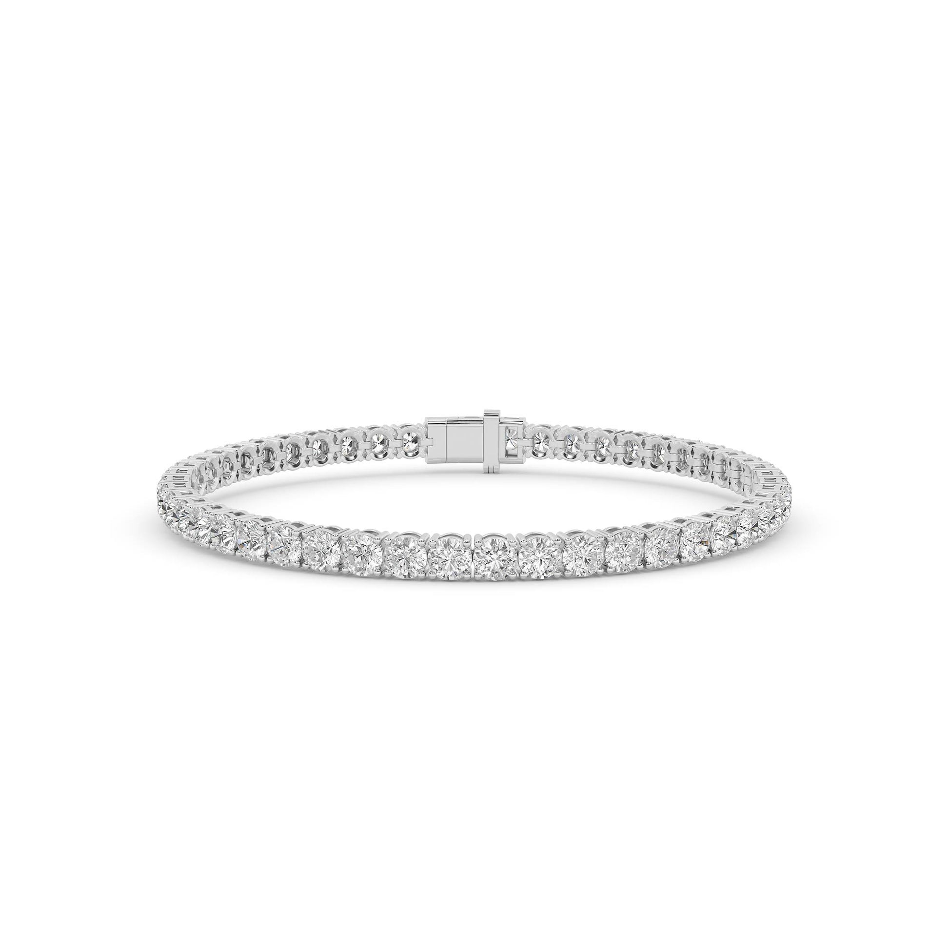 18K Lab-Grown Diamond Bracelet – LB66621-5 - White Gold