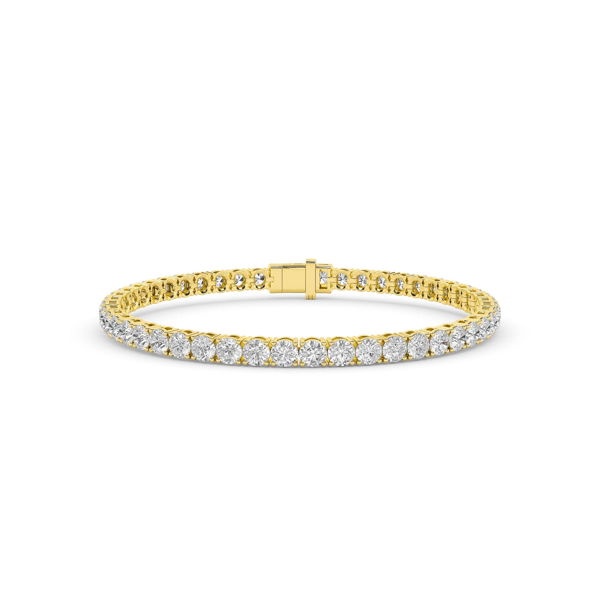 18K Lab-Grown Diamond Bracelet – LB66621-5 - Yellow Gold