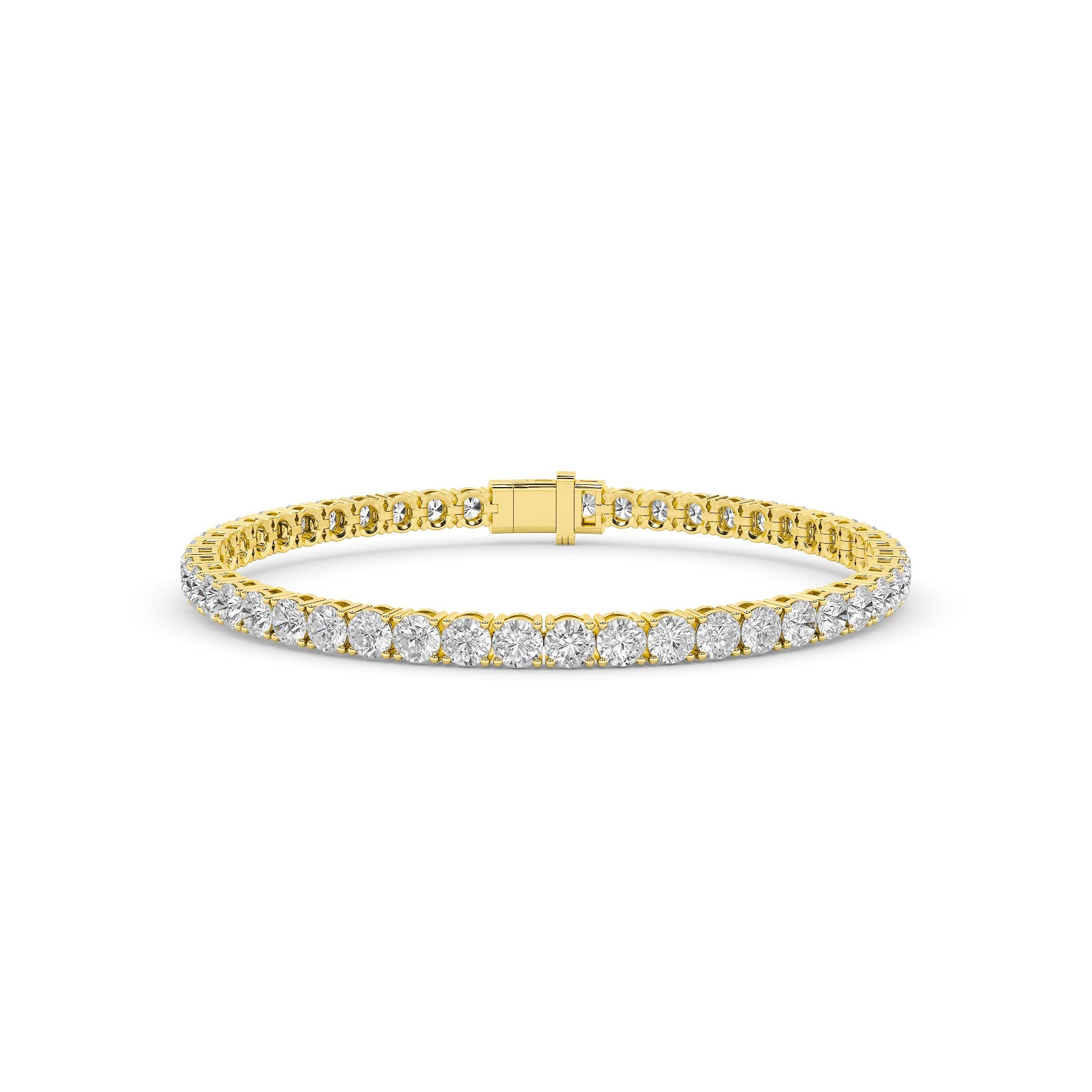 18K Lab-Grown Diamond Bracelet – LB66621-5 - Yellow Gold