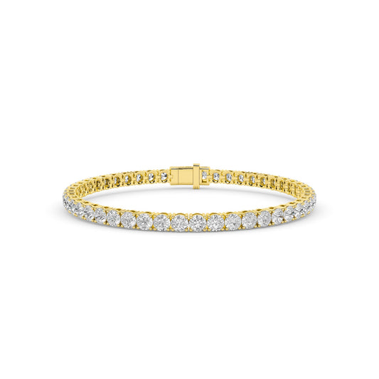 18K Lab-Grown Diamond Bracelet – LB66621-5 - Yellow Gold