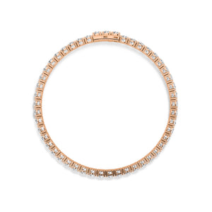 18K Lab-Grown Diamond Bracelet – LB66621-5 - Rose Gold