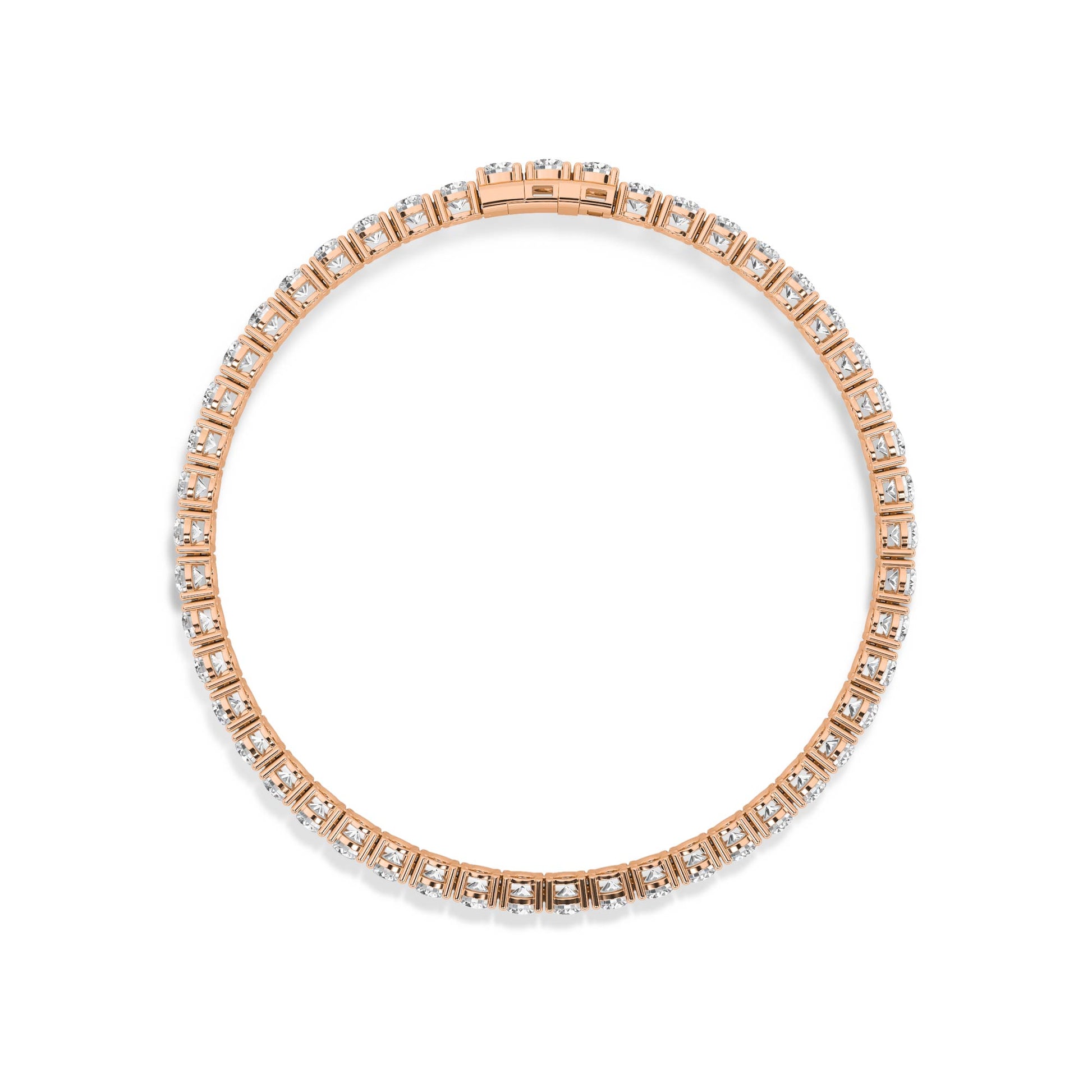 18K Lab-Grown Diamond Bracelet – LB66621-5 - Rose Gold