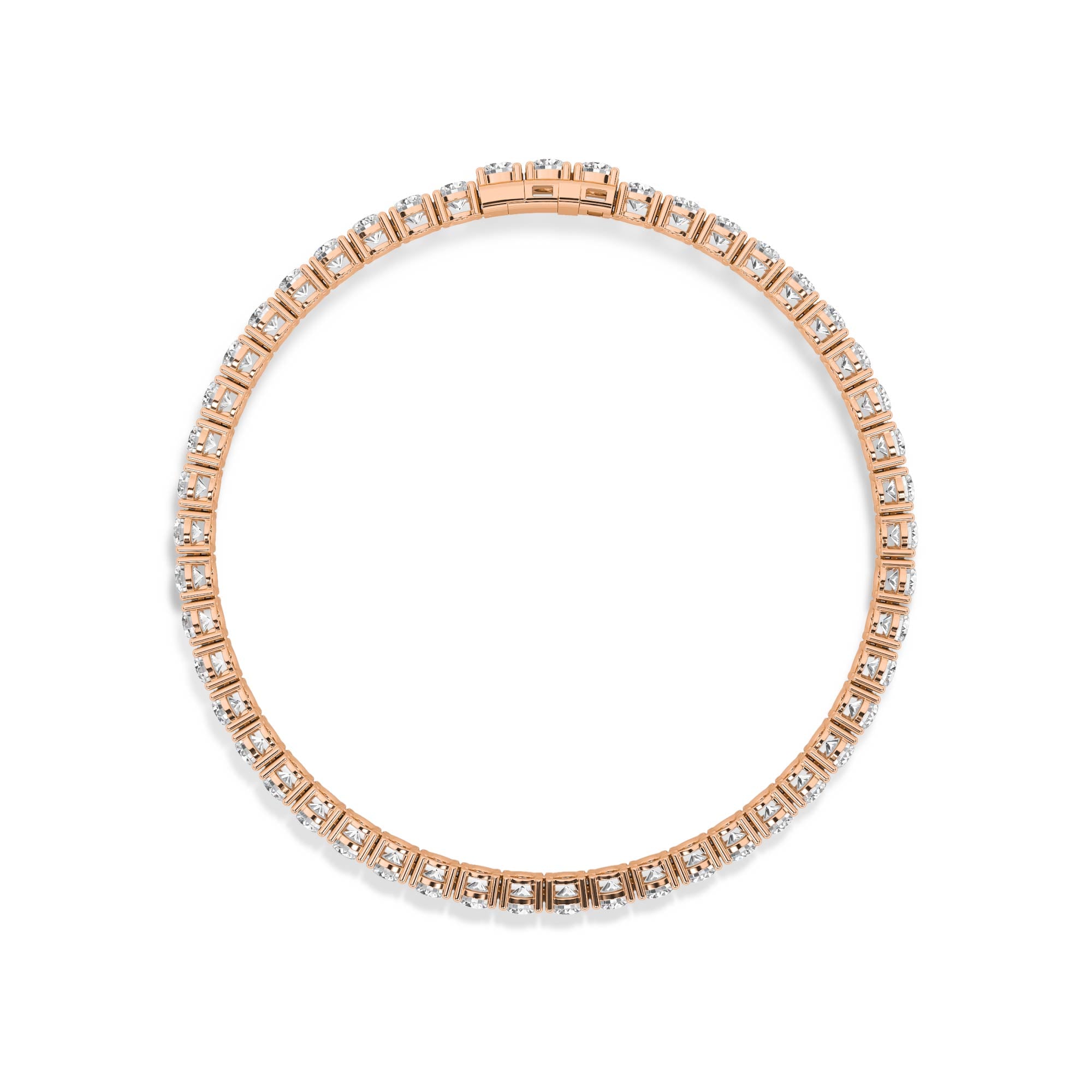 18K Lab-Grown Diamond Bracelet – LB66621-5 - Rose Gold