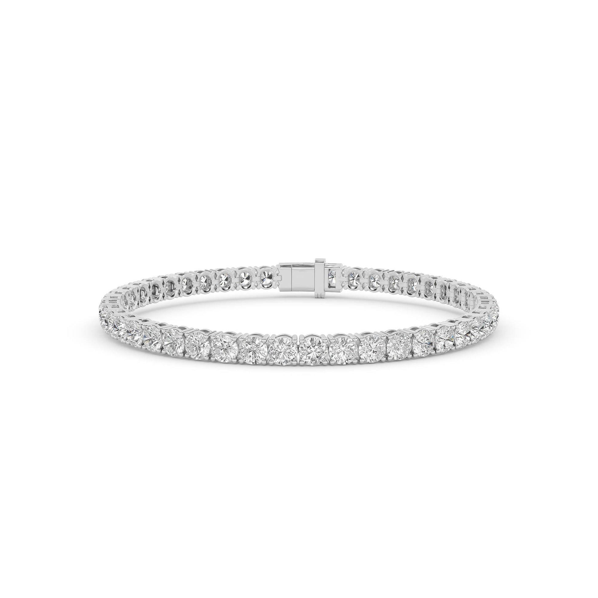 18K Lab-Grown Diamond Bracelet – LB66621-6 - White Gold