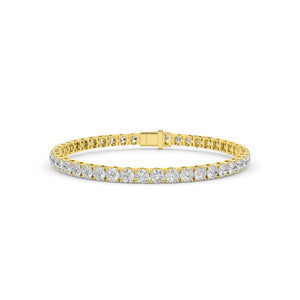 18K Lab-Grown Diamond Bracelet – LB66621-6 - Yellow Gold
