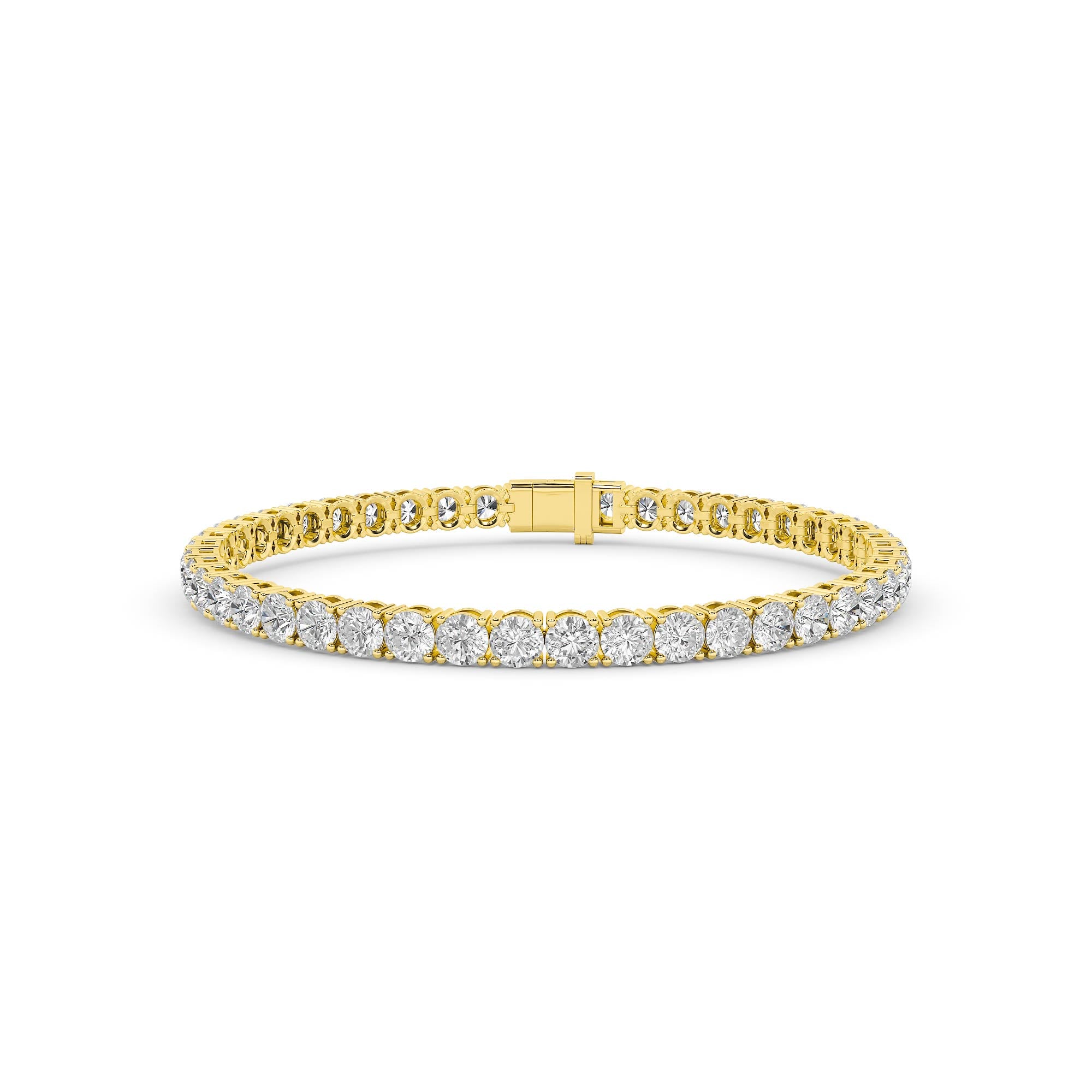 18K Lab-Grown Diamond Bracelet – LB66621-6 - Yellow Gold
